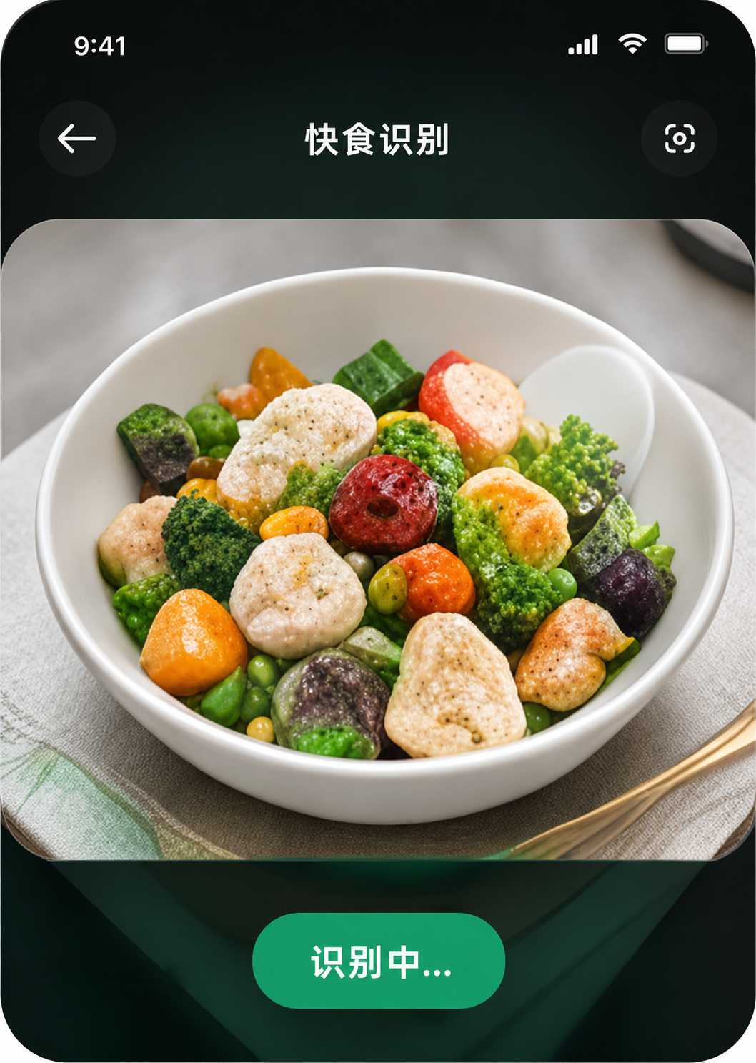 饮食识别预览